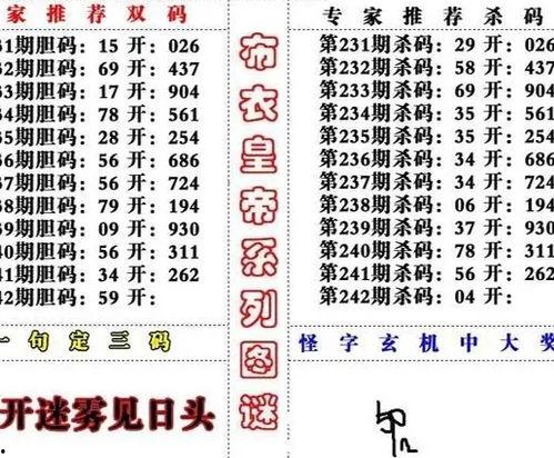 幸运福彩3d字谜总汇,智慧与运气的完美结合