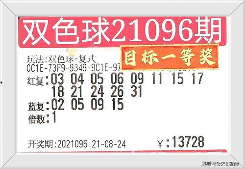 96期双色球开奖结果,幸运号码揭晓，大奖花落谁家？”